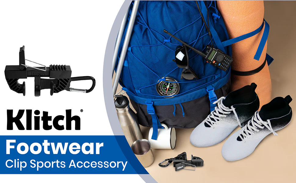 Gen 2.0 Klitch Sport Footwear Clip - Black - 5 Pack - Image 6